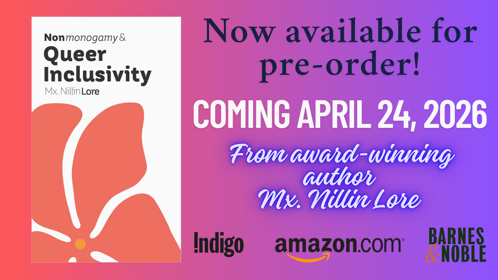 “Nonmonogamy & Queer Inclusivity” Available for Pre-Order